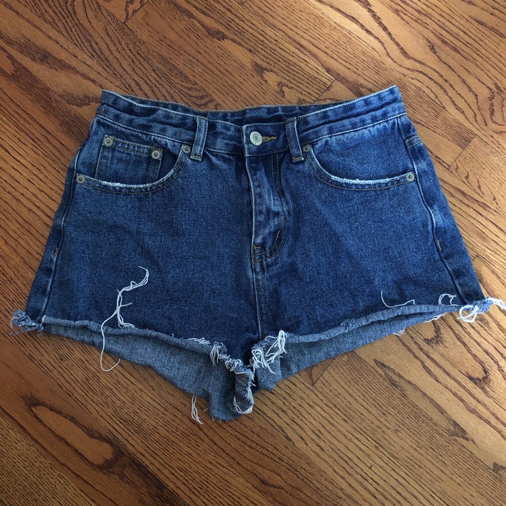 Denim shorts